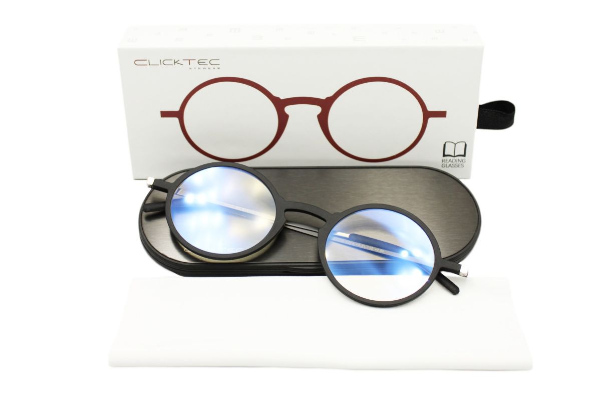 ClickTec Thin Round Style Black Reading 
