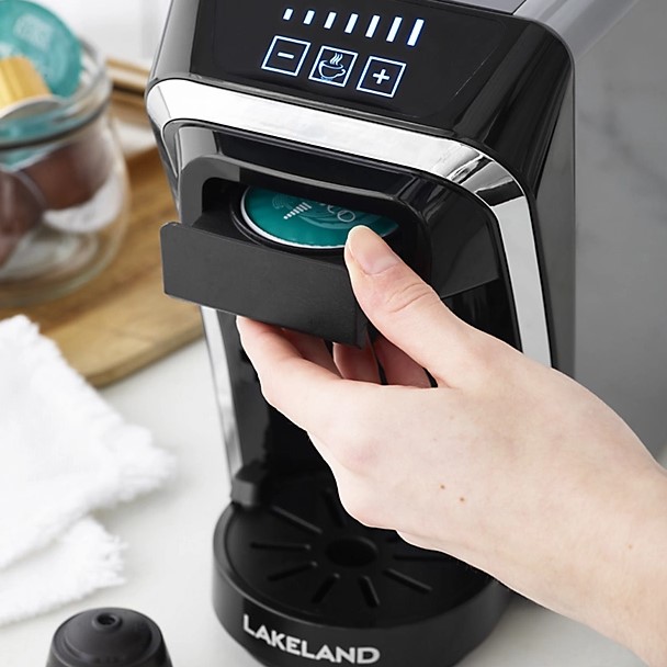 Lakeland 2-In-1 Coffee Pod Machine Dark 