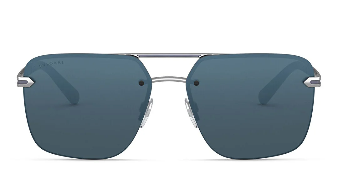 Magrabi Optical Bulgari Rimless Wide Rectangle Sunglasses Mall of