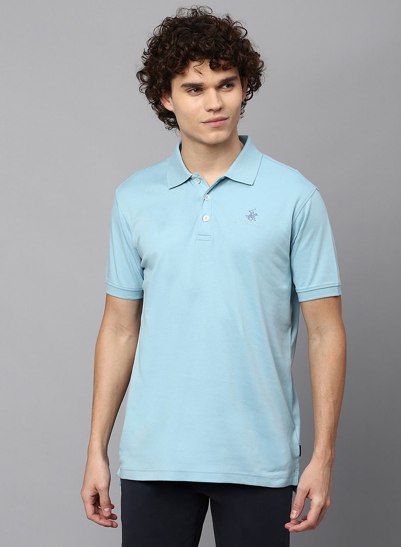 Logo Embroidered Short Sleeves Polo TShirt