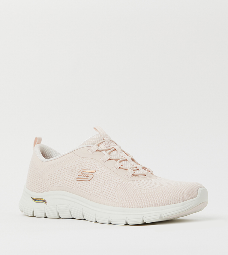 Skechers ARCH FIT VISTA Textured LaceUp Walking Shoes Mall of the