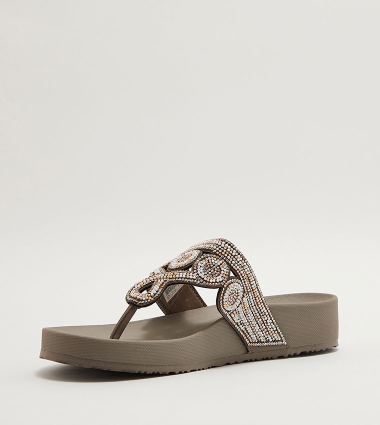 ARCH FIT VINYASA Embellished Comfort Sandals