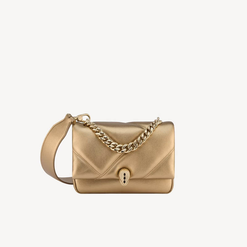 BVLGARI Serpenti Cabochon Crossbody Mini Bag in Calf Leather Mall