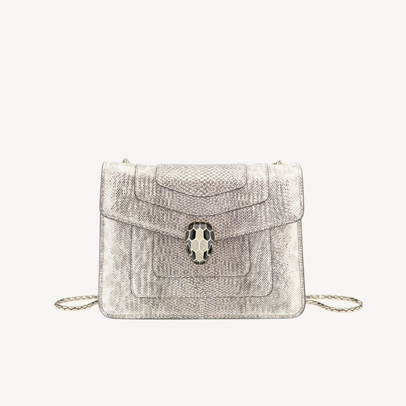 BVLGARI Serpenti Forever Crossbody Bag in Karung Leather Mall of