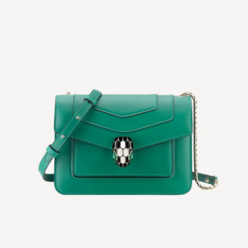 BVLGARI Serpenti Forever Crossbody Bag in Calf Leather Mall of the