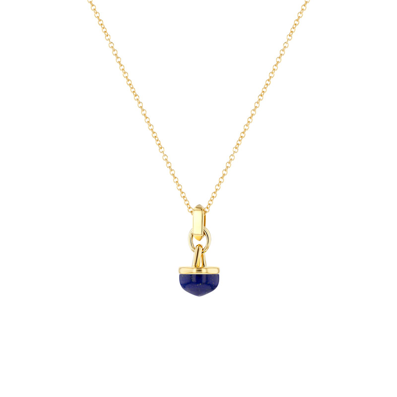 Damas Dome Noble Lapis Lazuli Diamond Necklace Mall of the Emirates