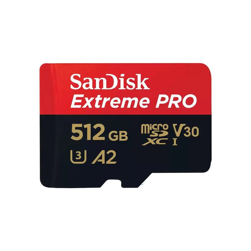 Jumbo Electronics SanDisk Extreme Pro microSD UHS I Card 512GB for 4K