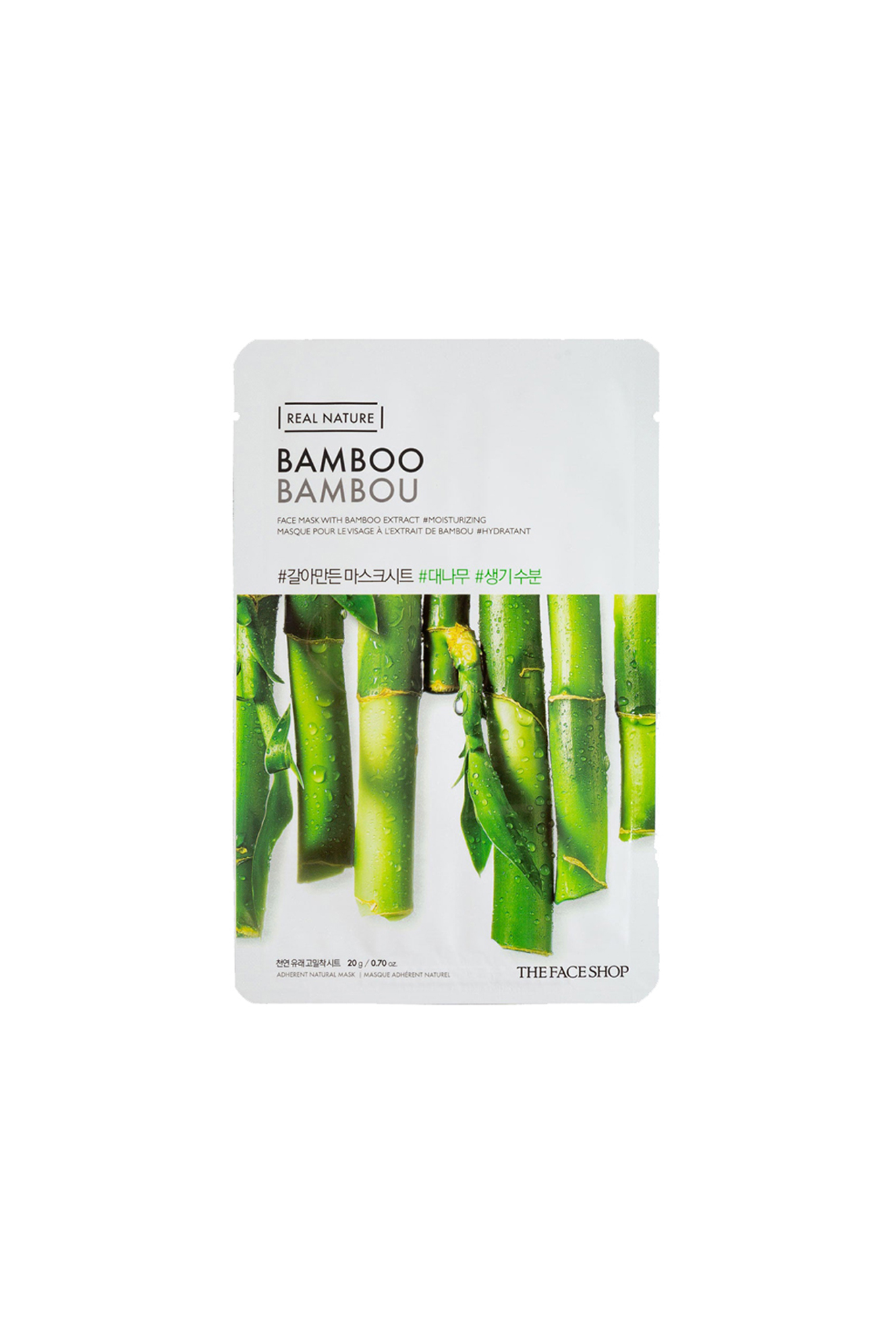 The Face Shop Real Nature Mask Sheet Bamboo 20g Mall of the Emirates