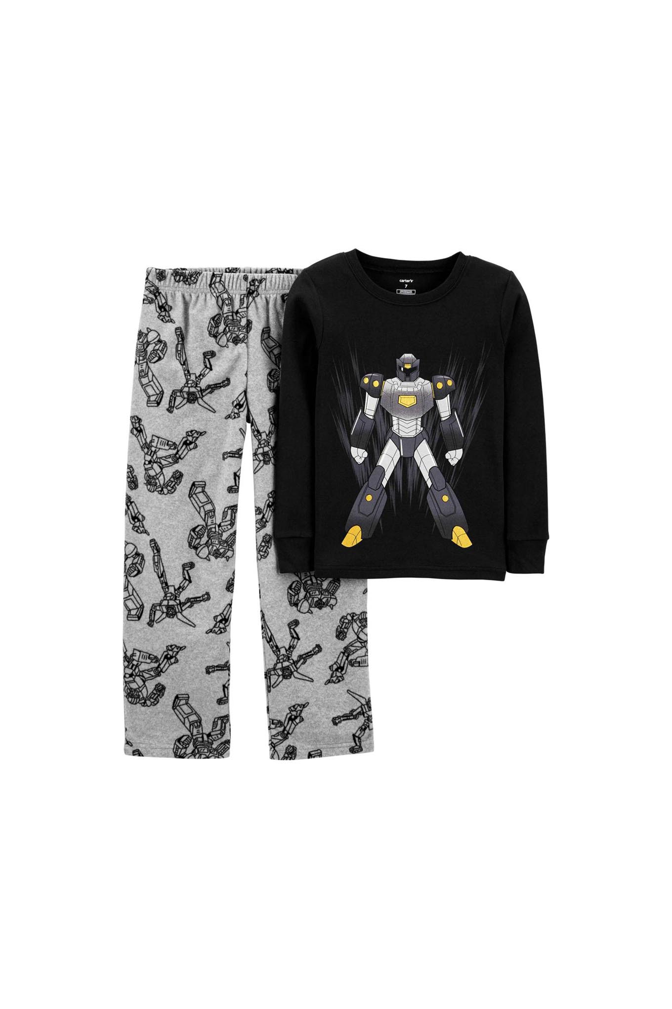 Carter's 2Piece Robot Cotton & Fleece Pjs Mall of the Emirates