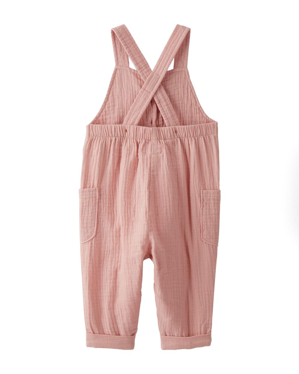 Organic Cotton Gauze Overalls