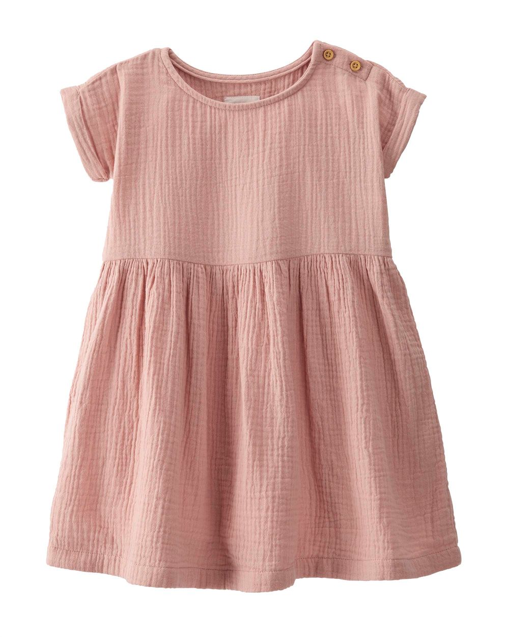 Organic Cotton Gauze Dress