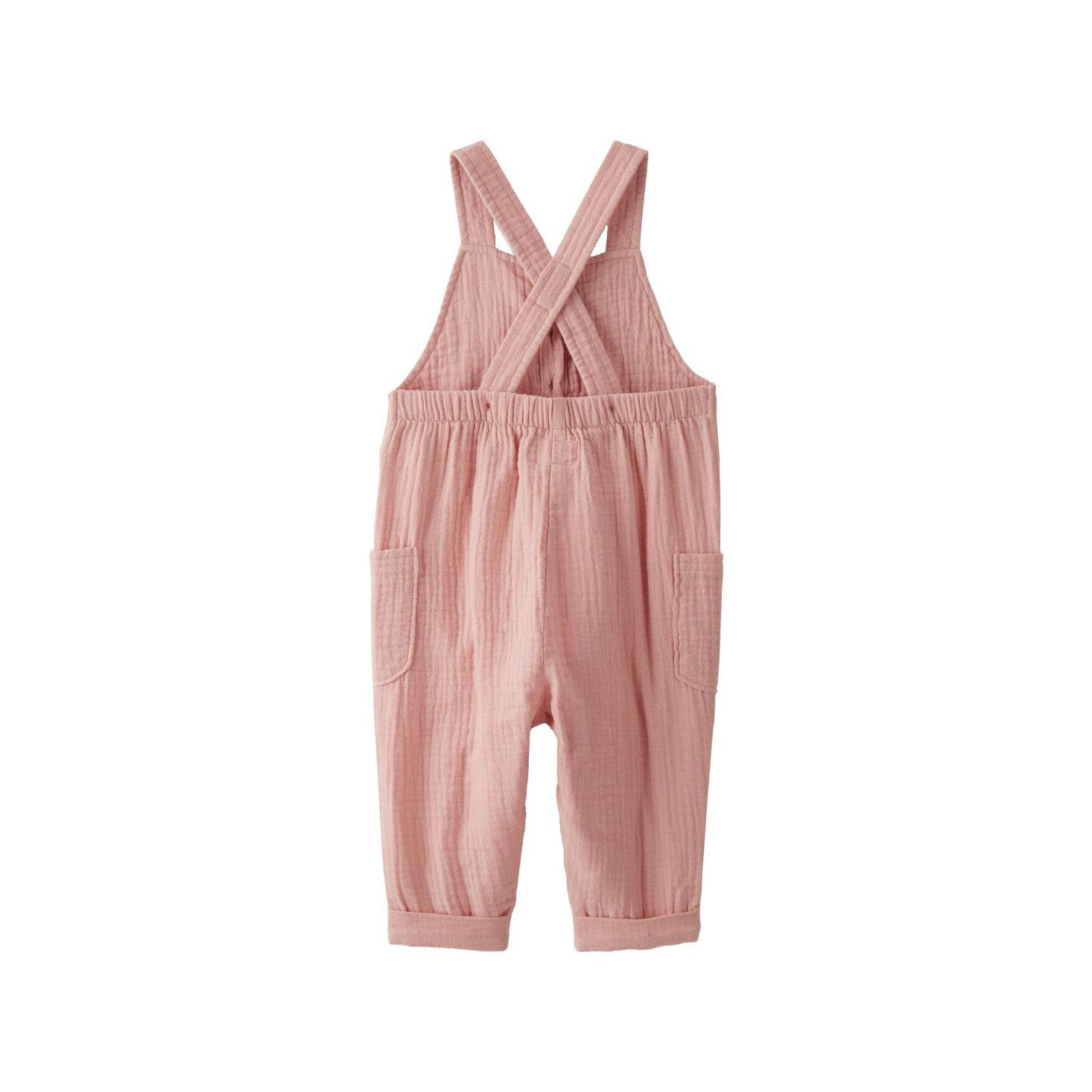Organic Cotton Gauze Overalls