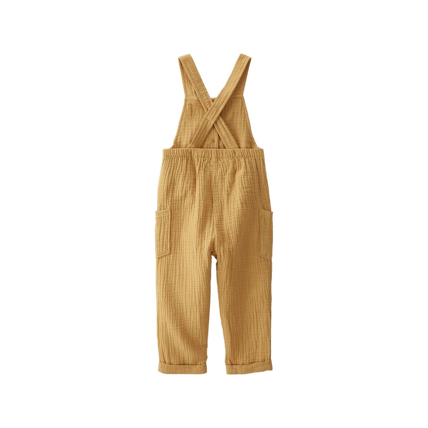 Organic Cotton Gauze Overalls