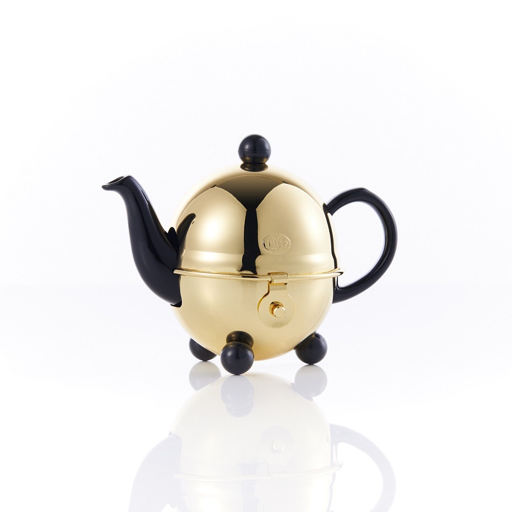 Design Teapot In Black And Gold 180ml