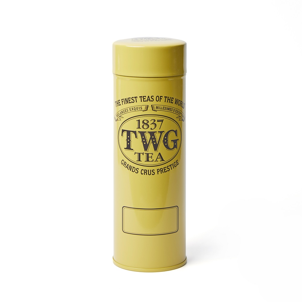 TWG Tea Modern Tea Tin in Yellow, 100g Mall of the Emirates