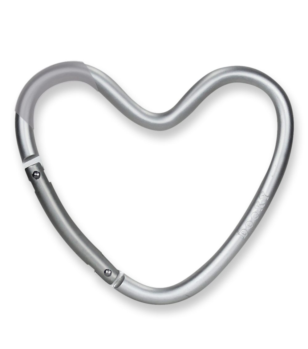 Mom Store Dooky Heart Hook Matt Silver Mall of the Emirates