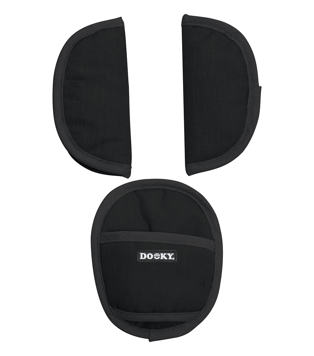 Mom Store Dooky Universal Car Seat Pads Black Mall of the Emirates