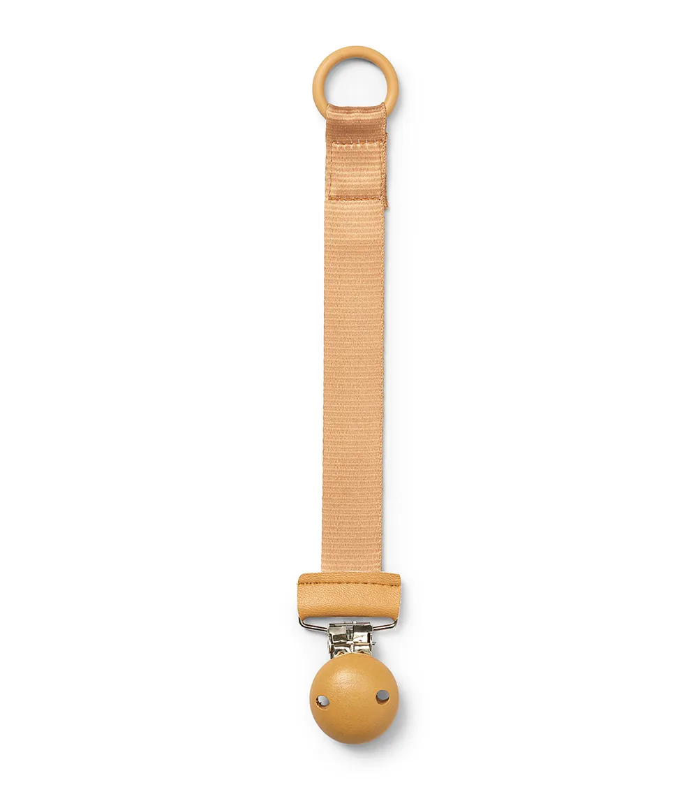 Mom Store Elodie Details Pacifier Clip Wood Gold Mall of the Emirates