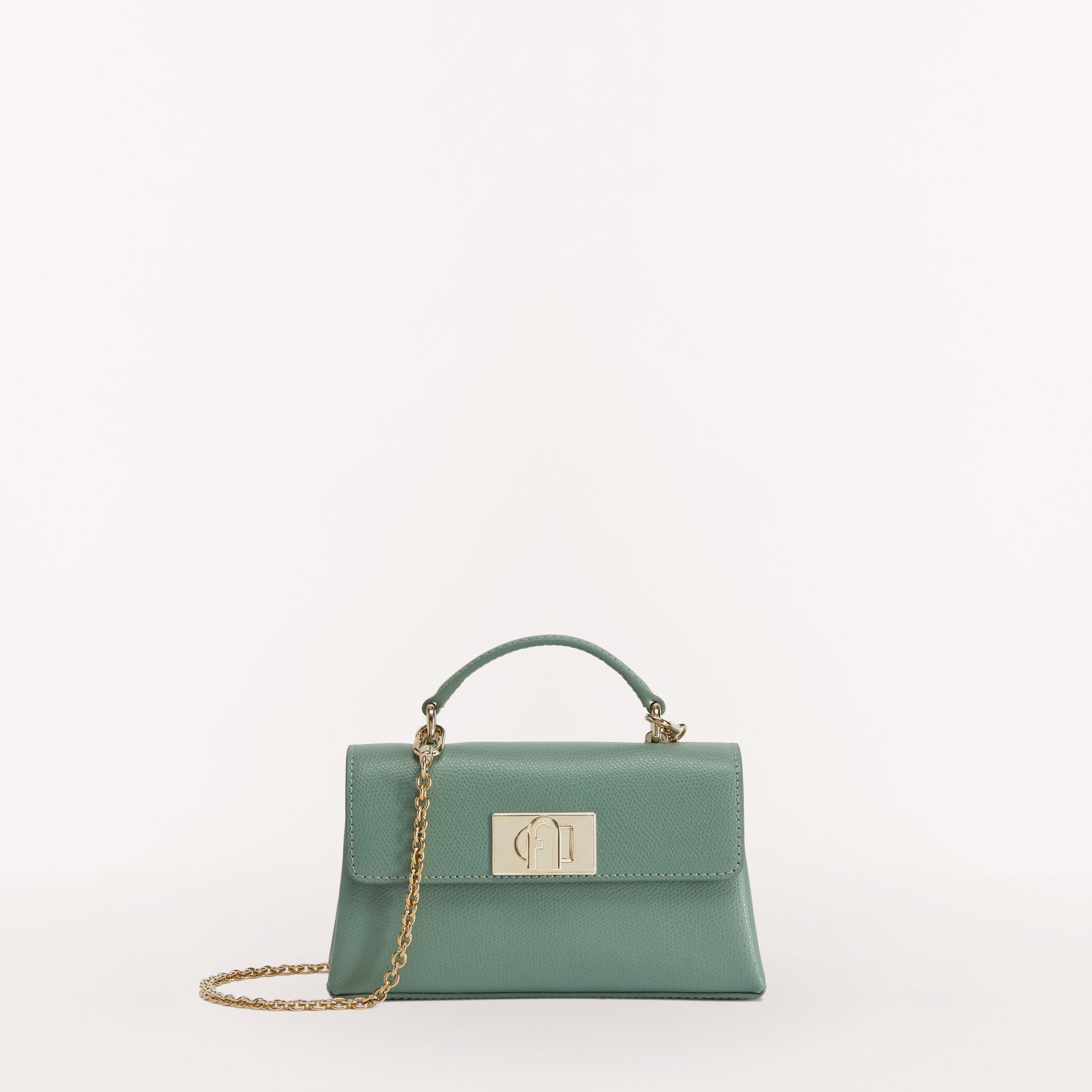 Furla 1927 Top Handle Crossbody Bag Mini Mineral Green Mall of the