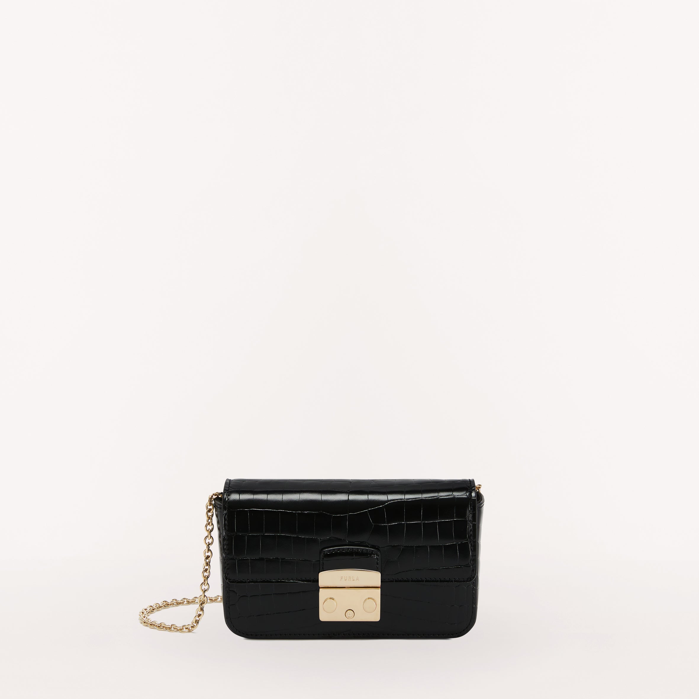 Furla Metropolis Crossbody Bag Mini Nero Mall of the Emirates