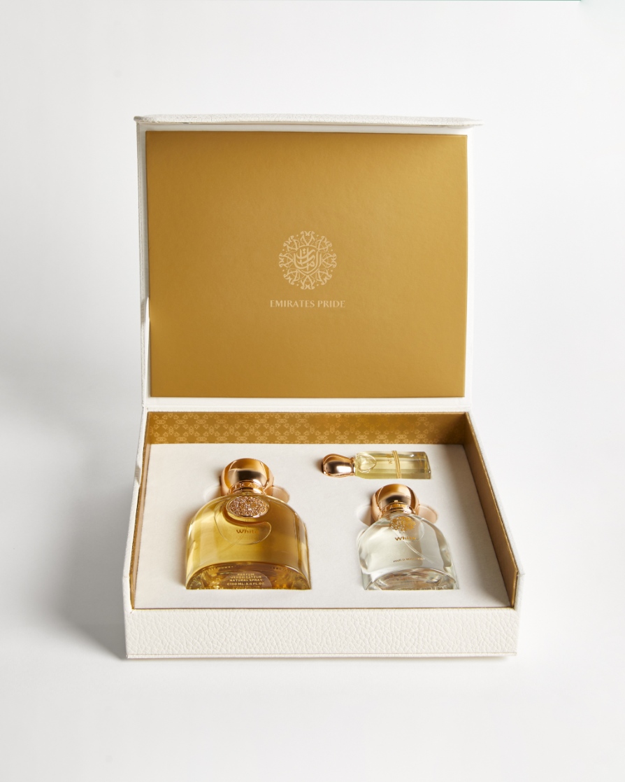 Emirates Pride Perfumes White Oud Set Box Perfume, 100ml Mall of the Emirates