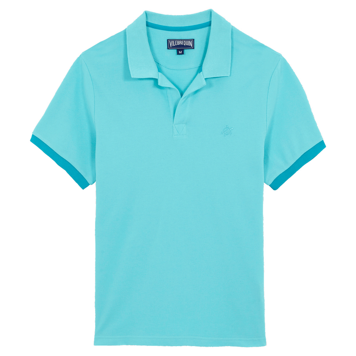 Vilebrequin Men Polo Shirt, Blue Mall of the Emirates