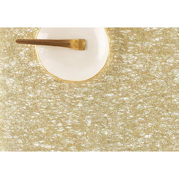 Tavola Chilewich Metallic Lace Gold Placemat Mall of the Emirates