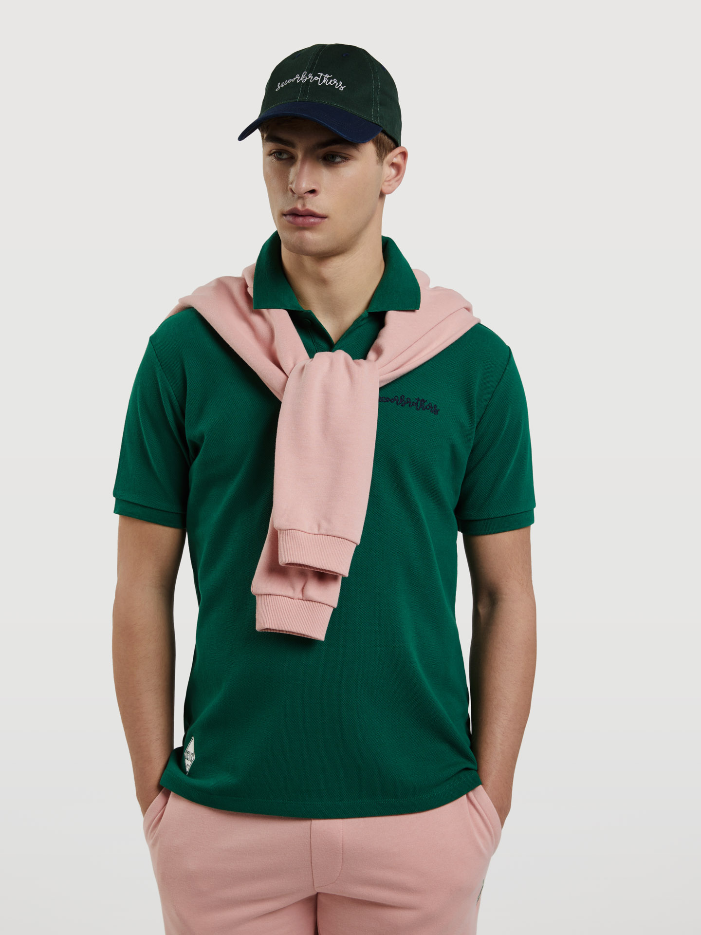 Sacoor Brothers Men's Gen Z Capsule Collection Polo Piqué Shirt in