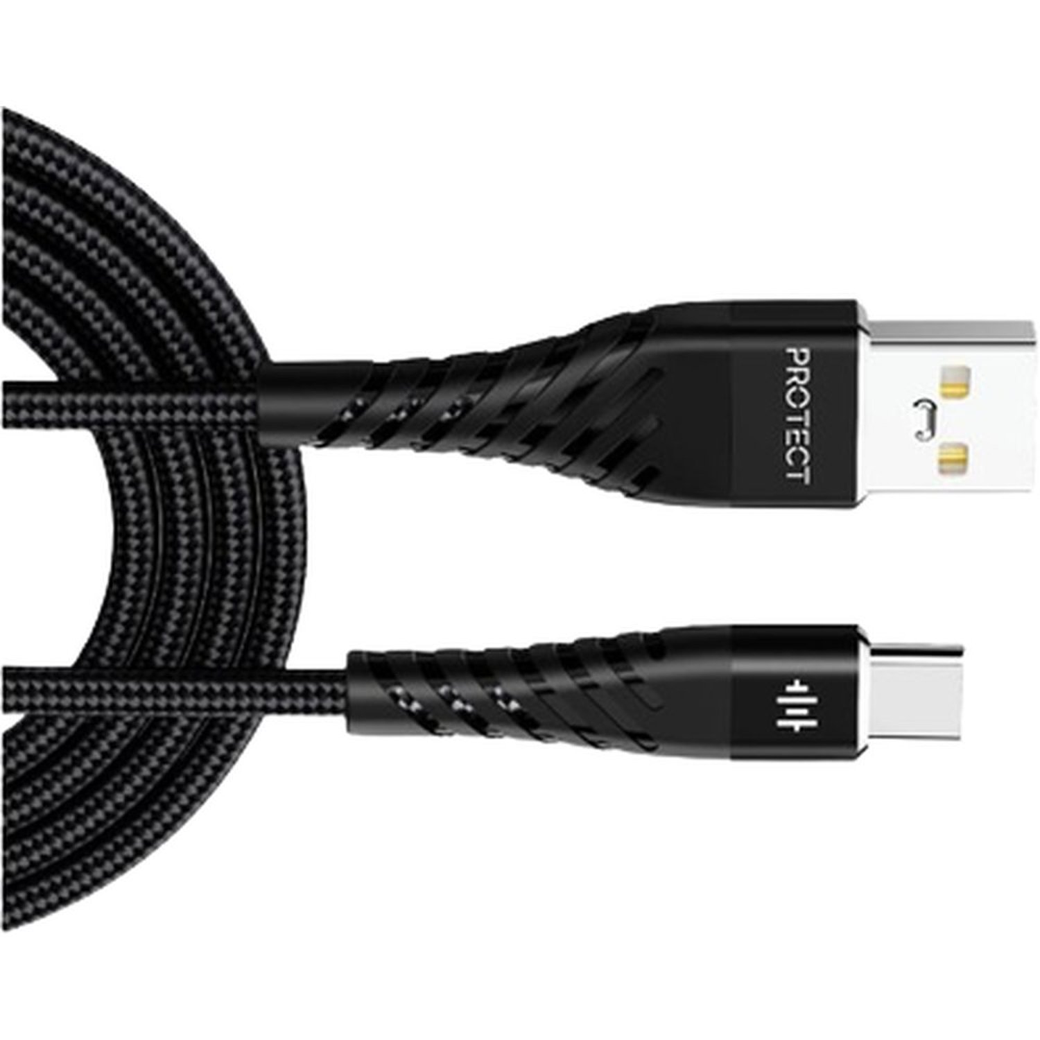 Sharaf DG Protect Fast Charging USBC To USBC Cable, 2m, Black