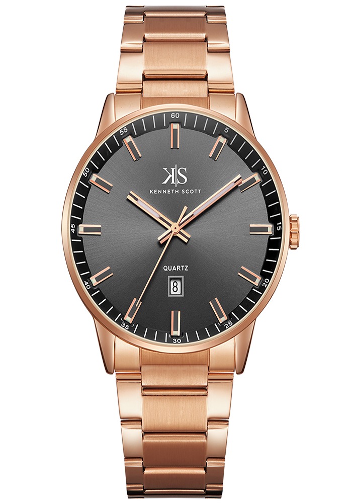 Time House Scott Quartz Movement Analogue Display K22010RBKW