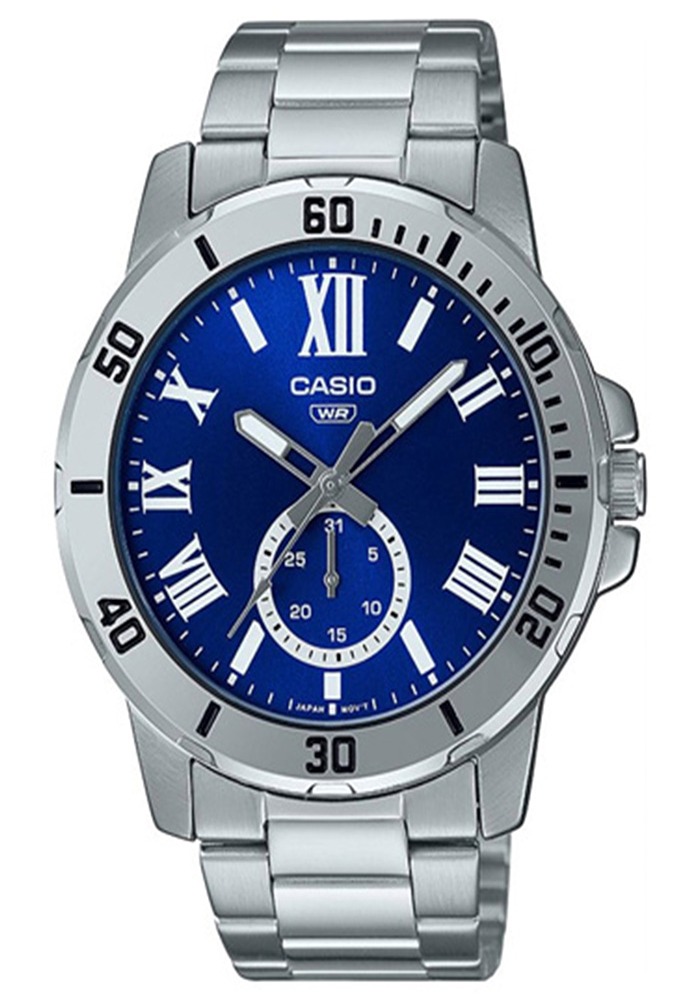 Time House - CASIO Analogue Dark Blue Dial Watch | Mall of the Emirates